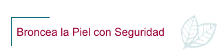 Sugerencias para un bronceado intenso y uniforme. Slogan de Carezze di Sole. Linea de protecci�n solar y bronceado Marzia Clinic